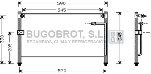 кондензатор, климатизация BUGOBROT 62-MZ5112