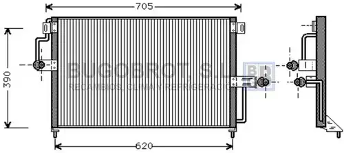 кондензатор, климатизация BUGOBROT 62-OL5227