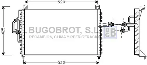 кондензатор, климатизация BUGOBROT 62-OL5238