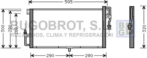 кондензатор, климатизация BUGOBROT 62-OL5268