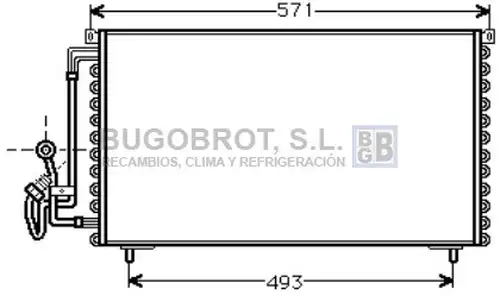 кондензатор, климатизация BUGOBROT 62-PE5155