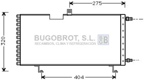 кондензатор, климатизация BUGOBROT 62-PE5158