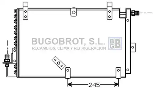 кондензатор, климатизация BUGOBROT 62-PE5165