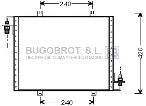 кондензатор, климатизация BUGOBROT 62-RT5175