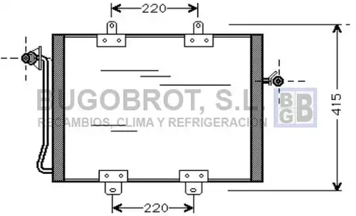 кондензатор, климатизация BUGOBROT 62-RT5176