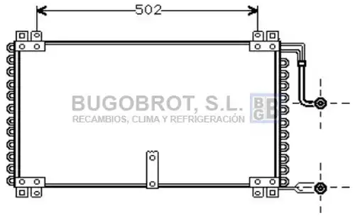 кондензатор, климатизация BUGOBROT 62-RT5178