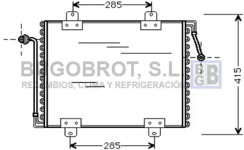 кондензатор, климатизация BUGOBROT 62-RT5180