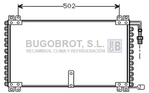 кондензатор, климатизация BUGOBROT 62-RT5182