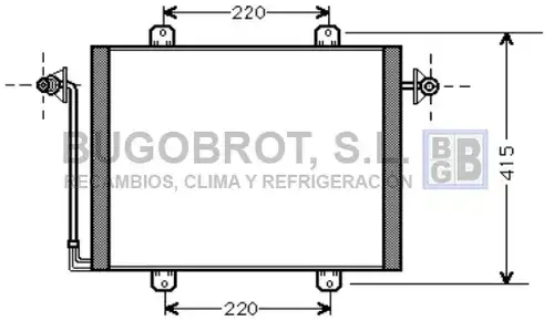 кондензатор, климатизация BUGOBROT 62-RT5190