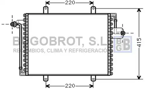 кондензатор, климатизация BUGOBROT 62-RT5195