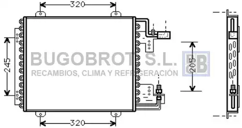 кондензатор, климатизация BUGOBROT 62-RT5210