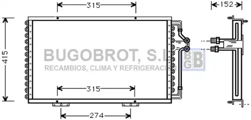 кондензатор, климатизация BUGOBROT 62-RT5214