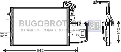 кондензатор, климатизация BUGOBROT 62-SA5015