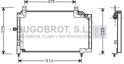 кондензатор, климатизация BUGOBROT 62-SU5042