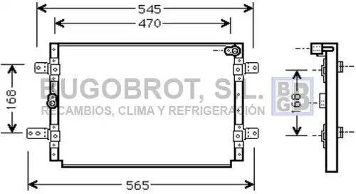 кондензатор, климатизация BUGOBROT 62-SZ5056