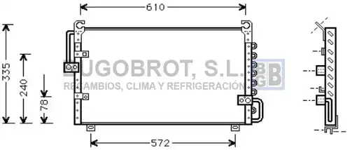 кондензатор, климатизация BUGOBROT 62-TO5196