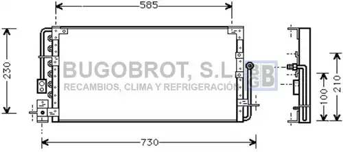 кондензатор, климатизация BUGOBROT 62-TO5214