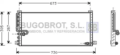 кондензатор, климатизация BUGOBROT 62-TO5216