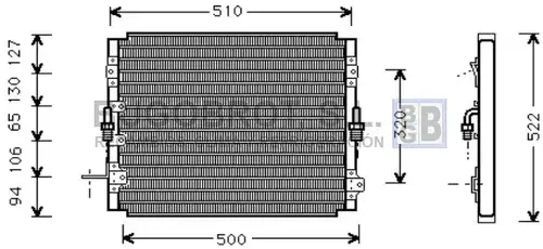 кондензатор, климатизация BUGOBROT 62-TO5244