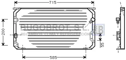 кондензатор, климатизация BUGOBROT 62-TO5246