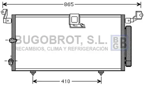 кондензатор, климатизация BUGOBROT 62-TO5384