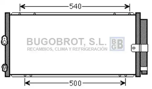 кондензатор, климатизация BUGOBROT 62-TO5579