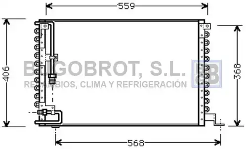 кондензатор, климатизация BUGOBROT 62-VO5073