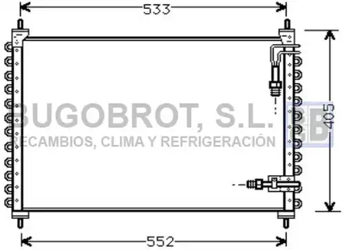 кондензатор, климатизация BUGOBROT 62-VO5075