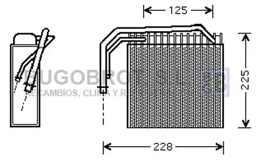 изпарител, климатична система BUGOBROT 70-CRV061