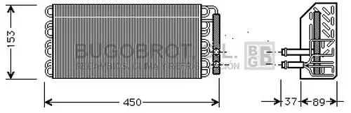 изпарител, климатична система BUGOBROT 70-MSV009