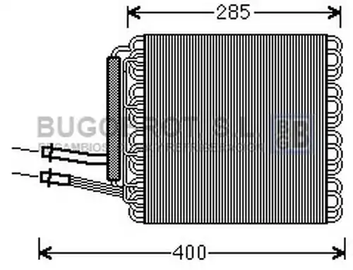изпарител, климатична система BUGOBROT 70-RTV473
