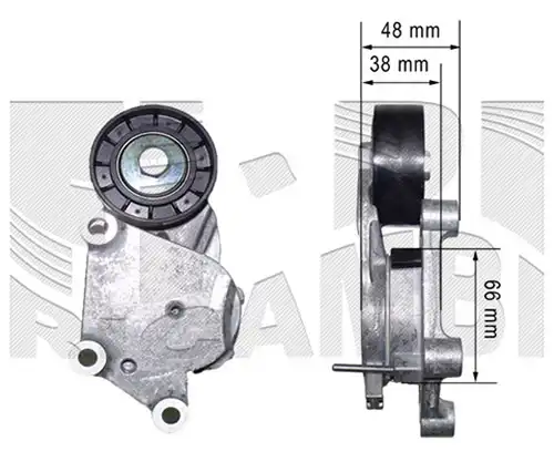 паразитна/ водеща ролка, пистов ремък CALIBER 88002