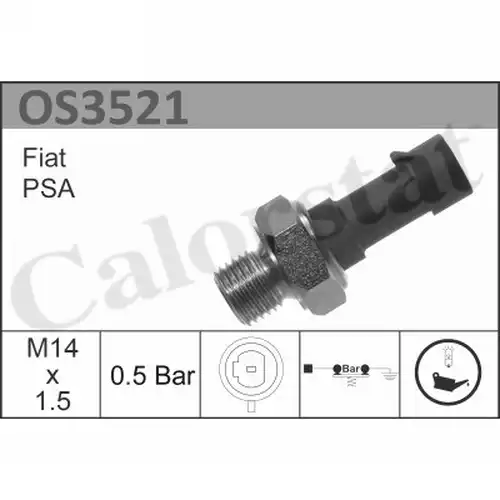 датчик за налягане на маслото CALORSTAT by Vernet OS3521