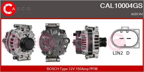 генератор CASCO CAL10004GS