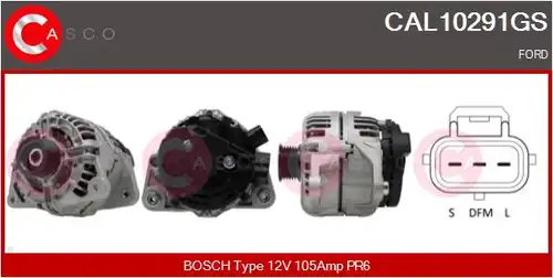 генератор CASCO CAL10291GS