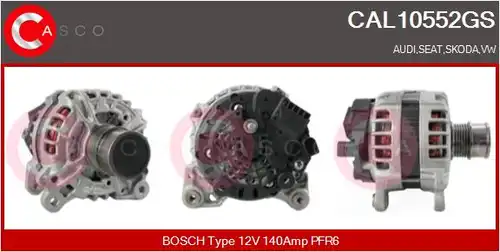 генератор CASCO CAL10552GS