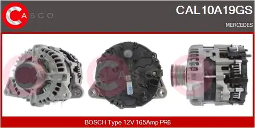 генератор CASCO CAL10A19GS