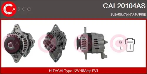 генератор CASCO CAL20104AS