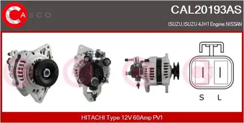 генератор CASCO CAL20193AS