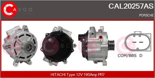 генератор CASCO CAL20257AS