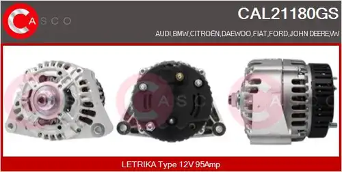 генератор CASCO CAL21180GS