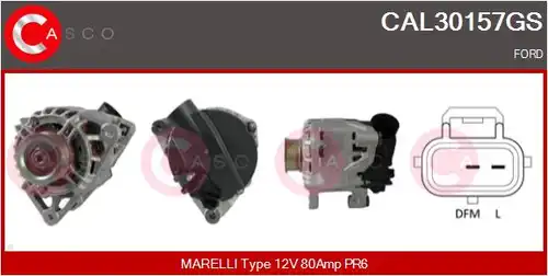 генератор CASCO CAL30157GS