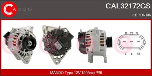 генератор CASCO CAL32172GS