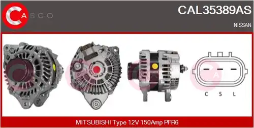 генератор CASCO CAL35389AS