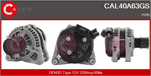 генератор CASCO CAL40A63GS