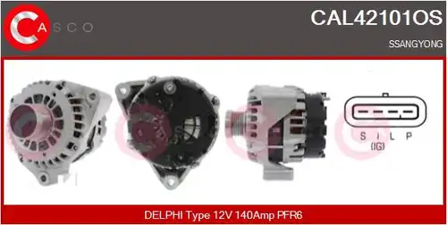 генератор CASCO CAL42101OS