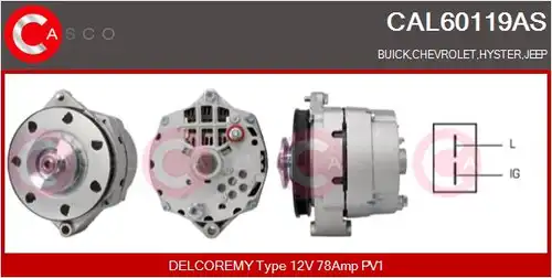 генератор CASCO CAL60119AS