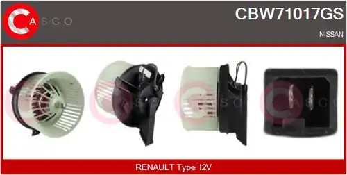 вентилатор вътрешно пространство CASCO CBW71017GS