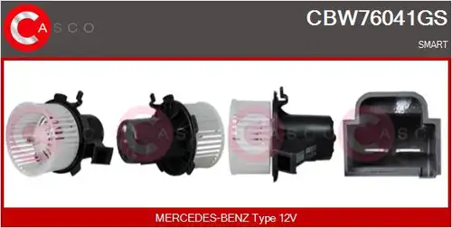 вентилатор вътрешно пространство CASCO CBW76041GS