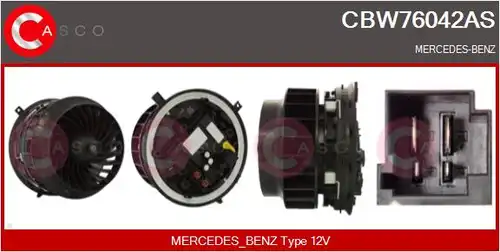 вентилатор вътрешно пространство CASCO CBW76042AS